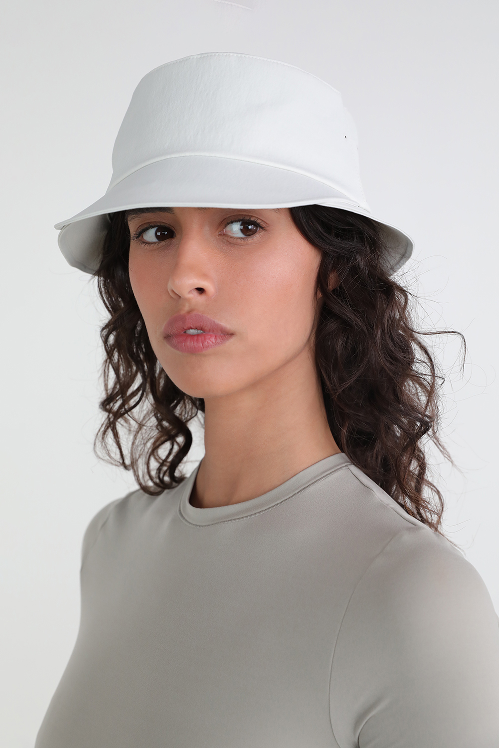 Wide Brim Bucket Hat